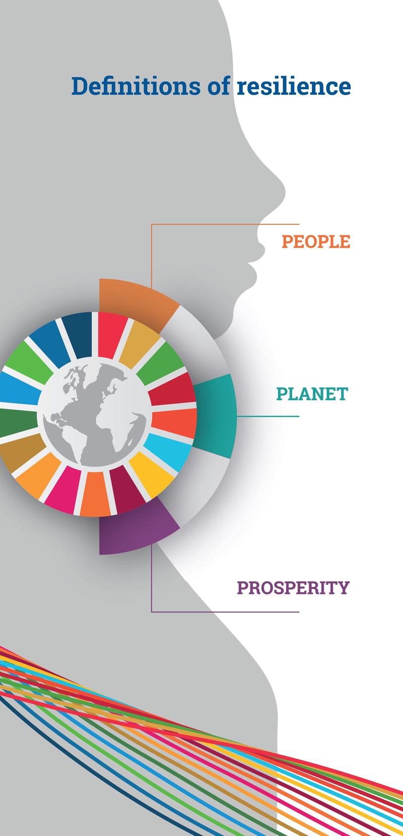 Definitions of resilience - people, planet, prosperity