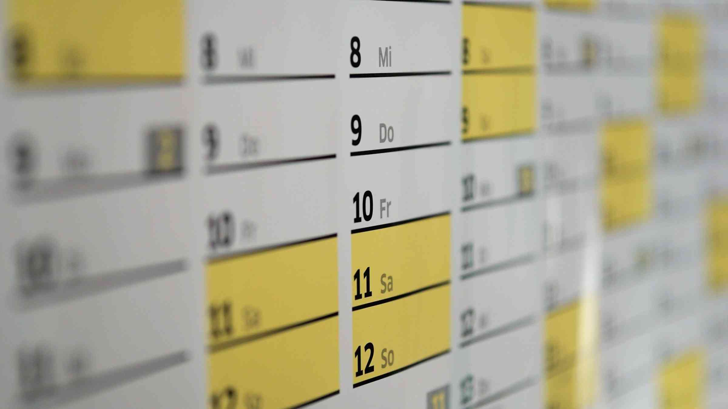 Event calendar-header