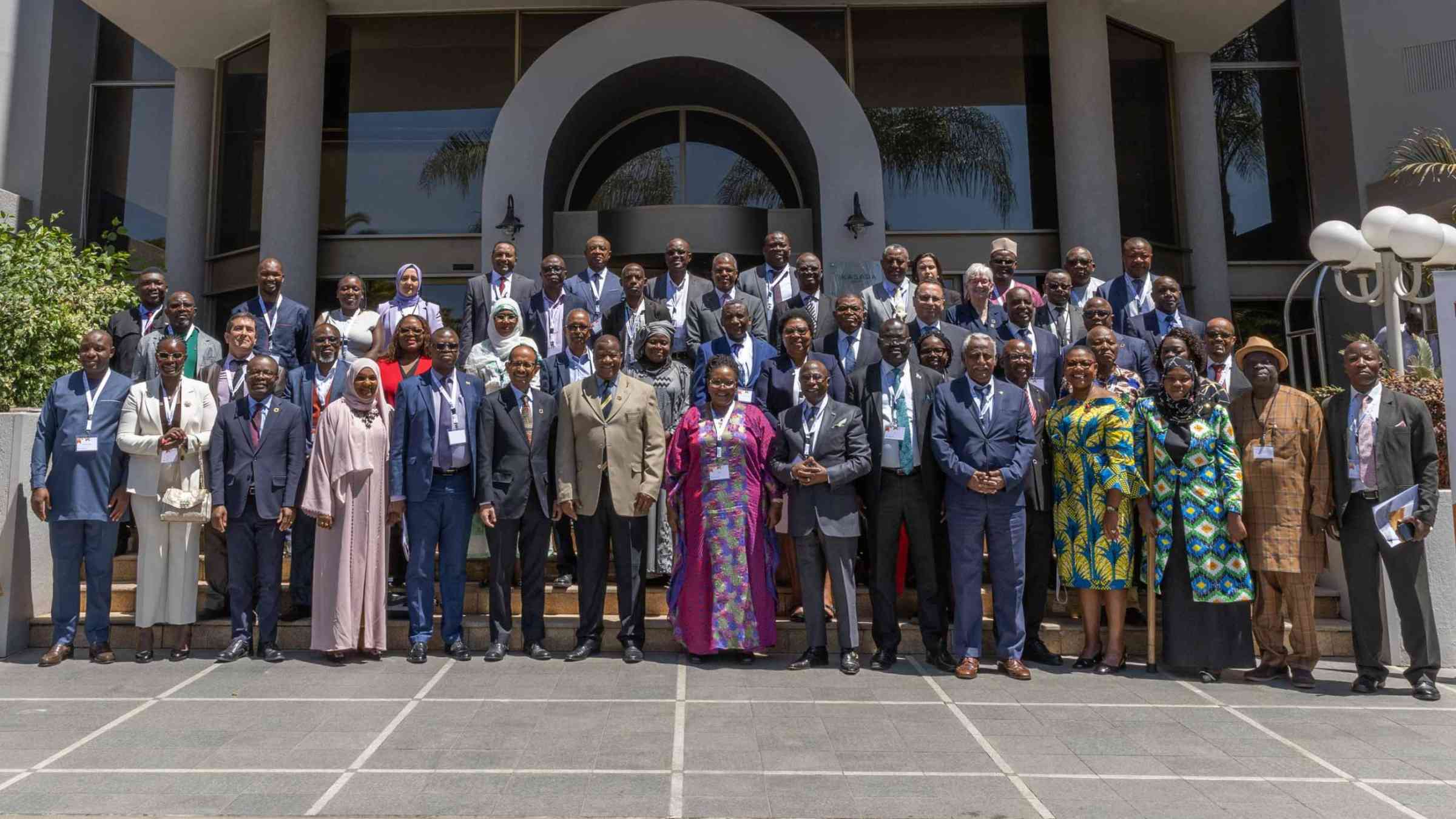 Ministers and heads of delegations attending AfRP-9