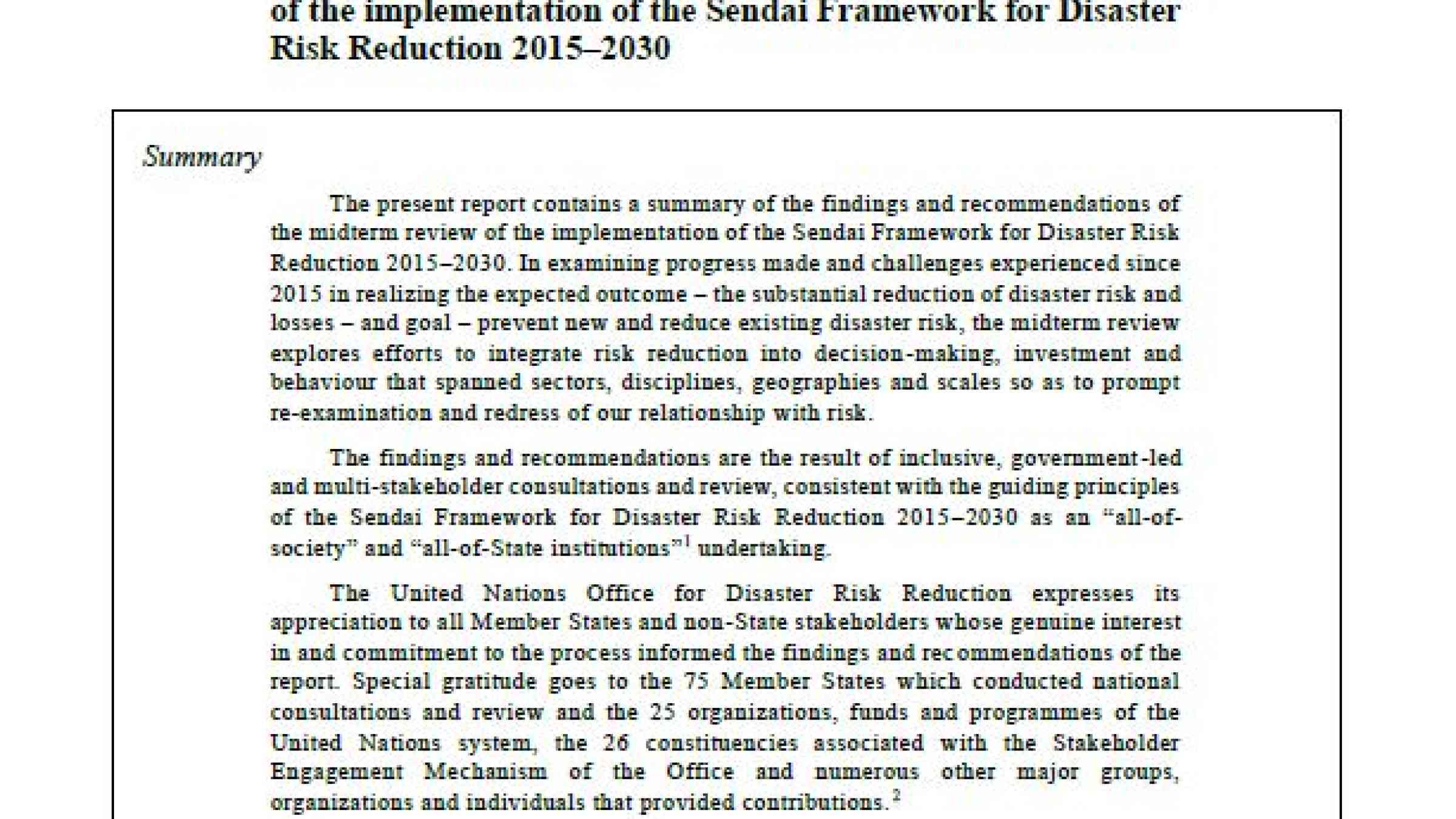 Cover- Main findings MTR SF