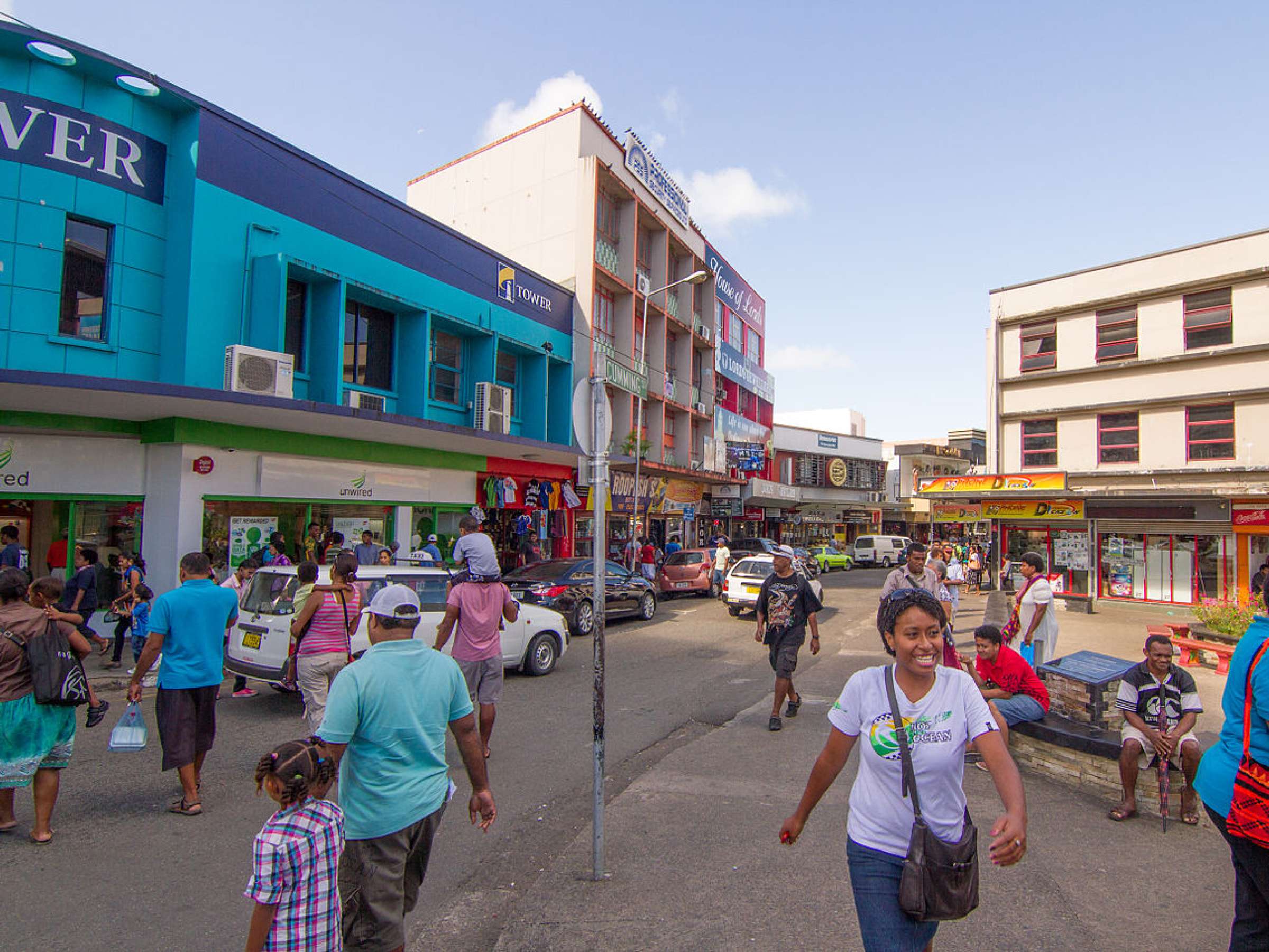 Suva, Fiji, street