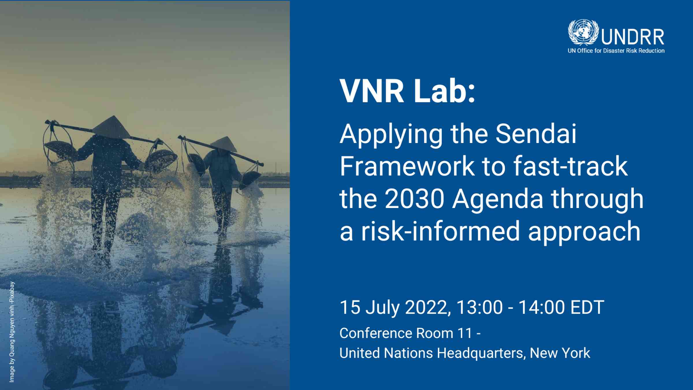 UNDRR VNR Lab poster