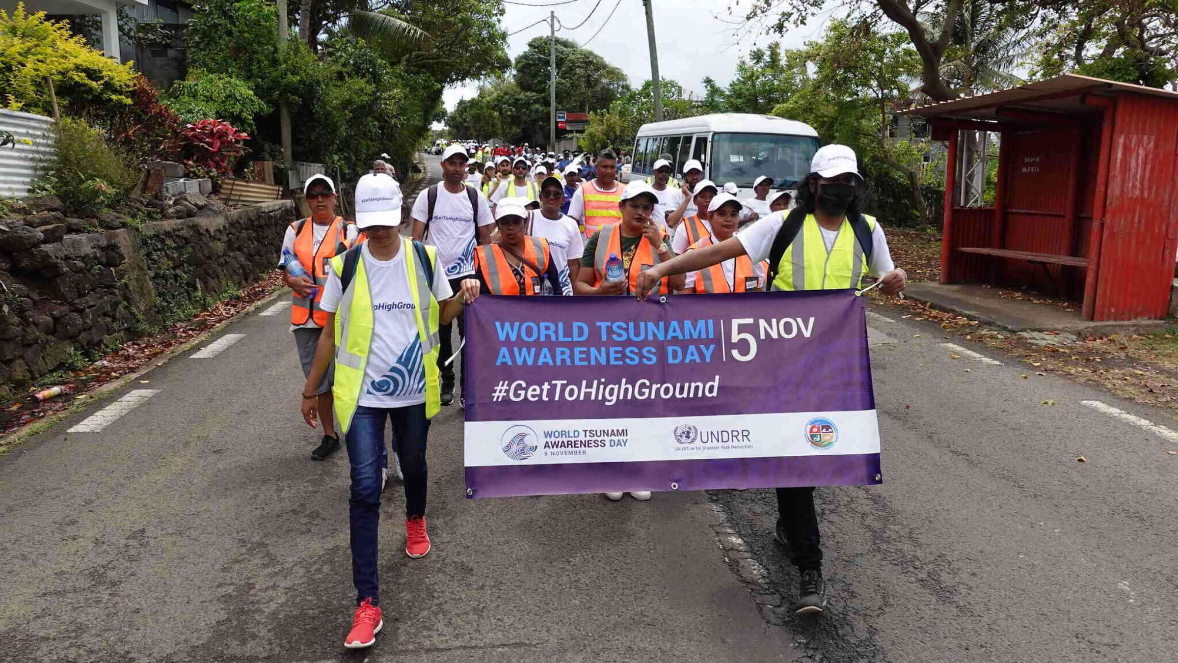 group marching